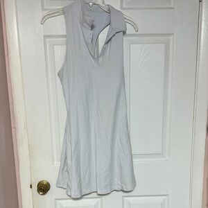 Chic White Sleeveless Mini Dress